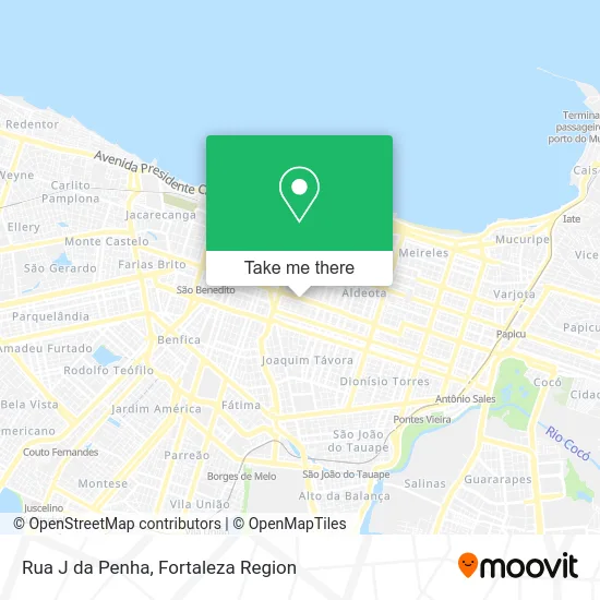 Rua J da Penha map