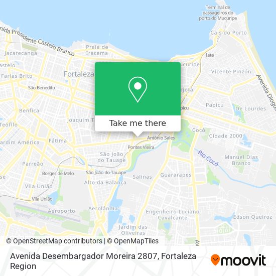 Mapa Avenida Desembargador Moreira 2807