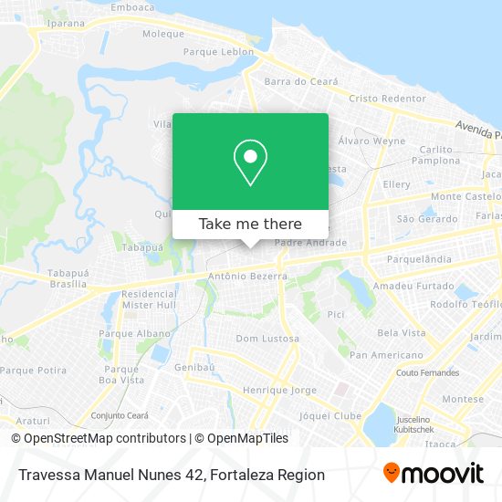 Travessa Manuel Nunes 42 map