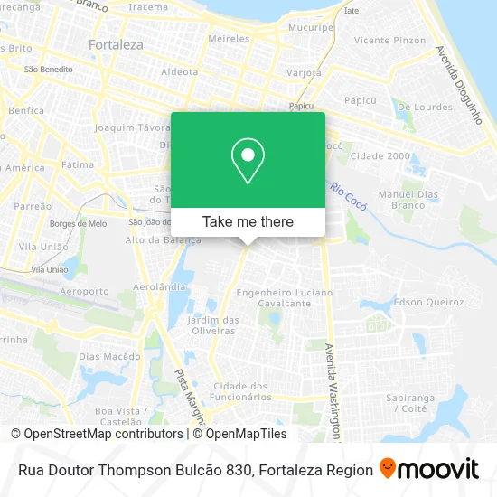 Rua Doutor Thompson Bulcão 830 map