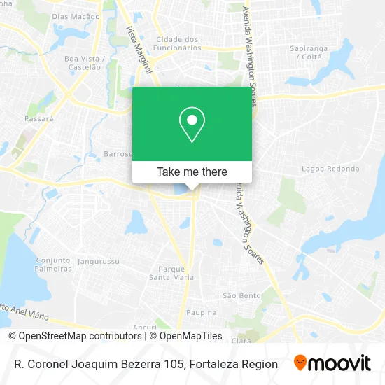 R. Coronel Joaquim Bezerra 105 map