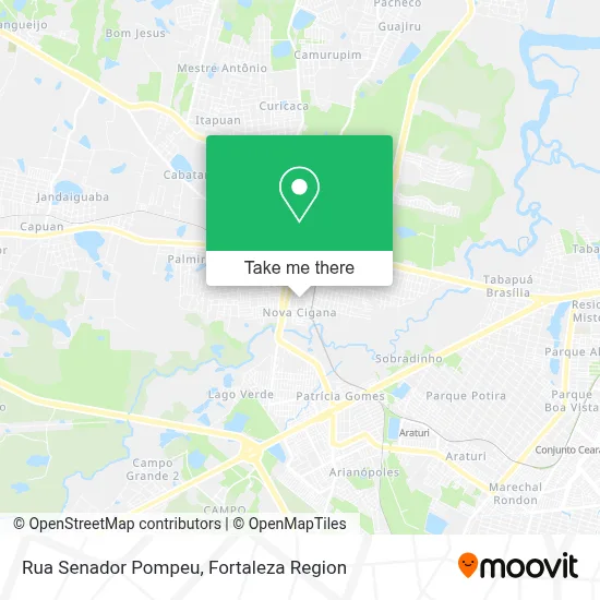 Rua Senador Pompeu map