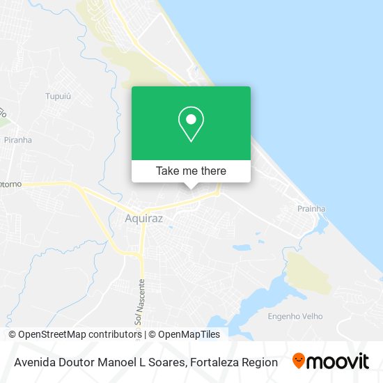 Mapa Avenida Doutor Manoel L Soares