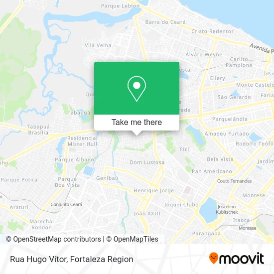 Rua Hugo Vítor map