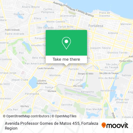 Avenida Professor Gomes de Matos 455 map