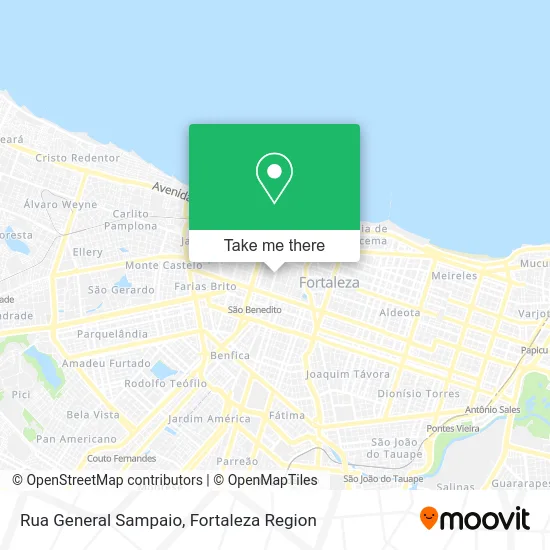 Rua General Sampaio map