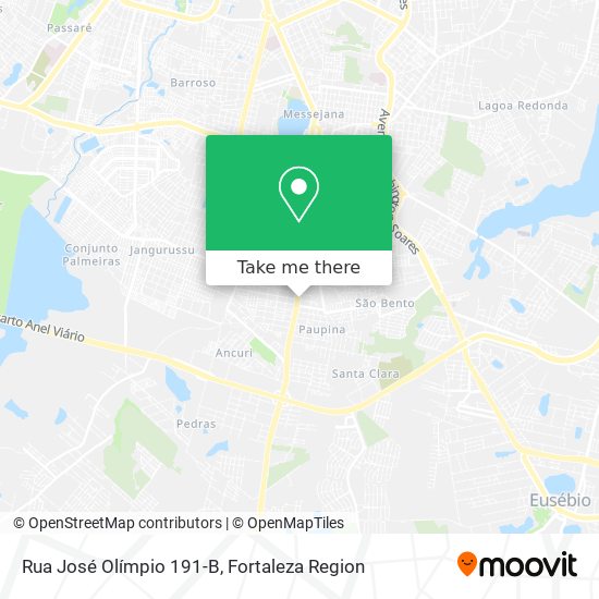 Rua José Olímpio 191-B map