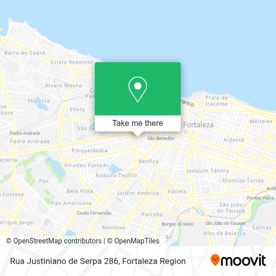 Rua Justiniano de Serpa 286 map