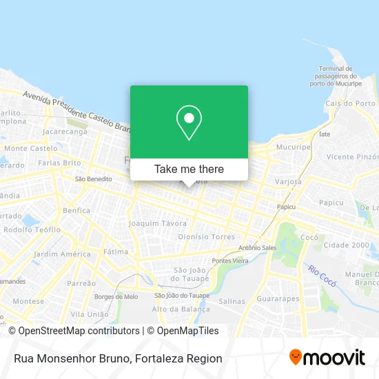 Rua Monsenhor Bruno map