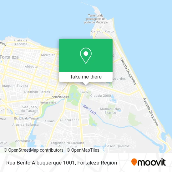 Rua Bento Albuquerque 1001 map