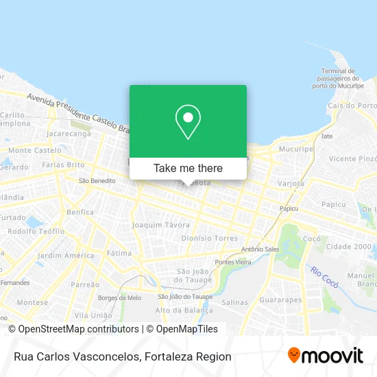 Rua Carlos Vasconcelos map