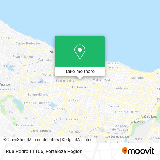 Rua Pedro I 1106 map