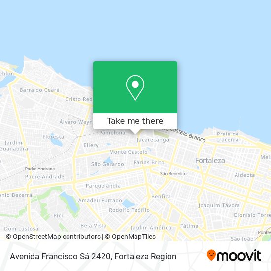 Avenida Francisco Sá 2420 map