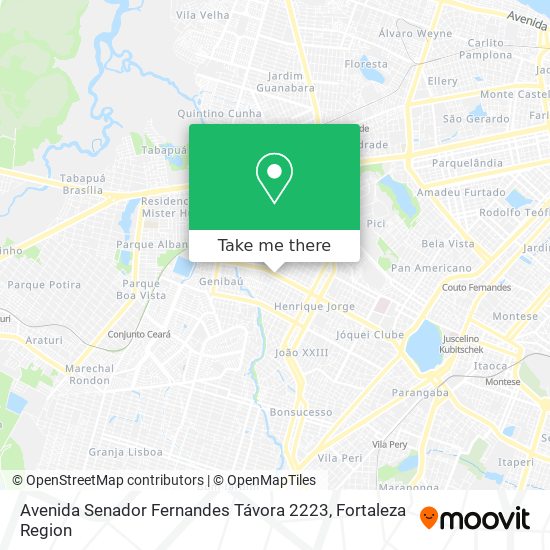 Avenida Senador Fernandes Távora 2223 map