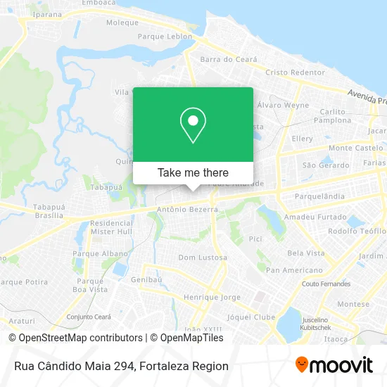 Rua Cândido Maia 294 map