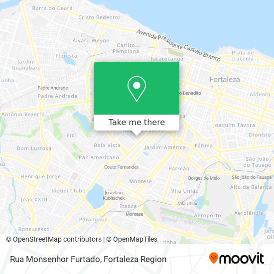 Rua Monsenhor Furtado map
