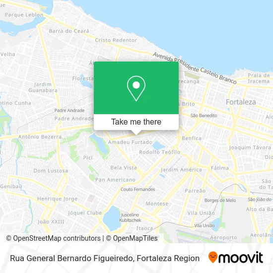 Rua General Bernardo Figueiredo map