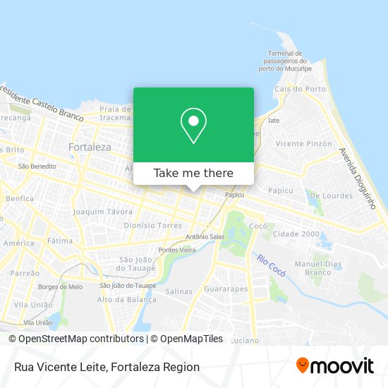 Rua Vicente Leite map