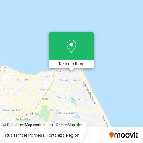 Rua Ismael Pordeus map