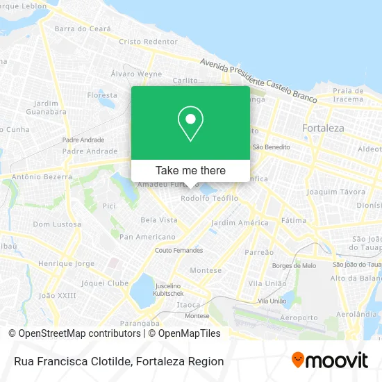 Rua Francisca Clotilde map