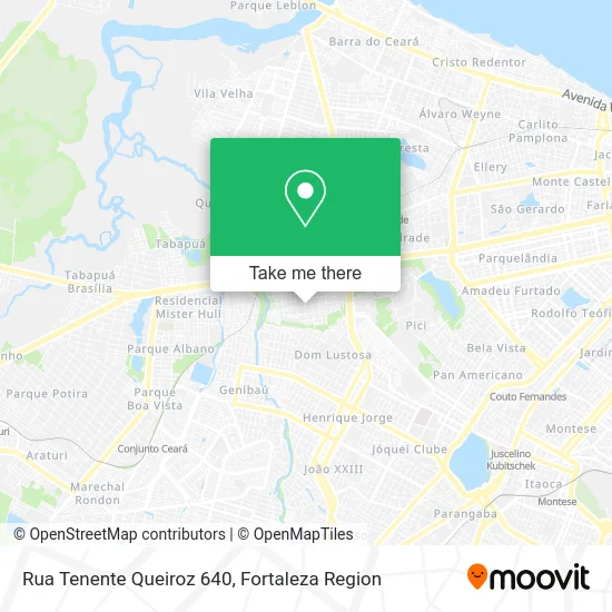 Rua Tenente Queiroz 640 map