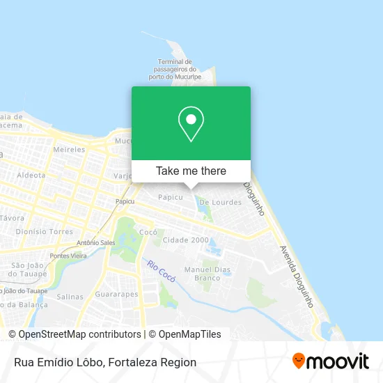 Rua Emídio Lôbo map