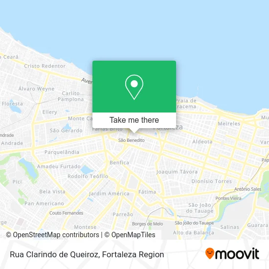 Rua Clarindo de Queiroz map