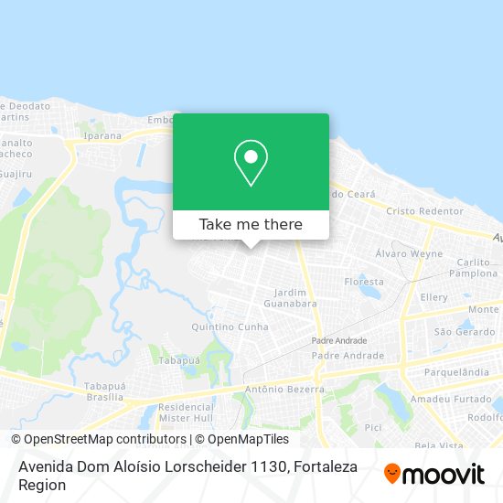 Avenida Dom Aloísio Lorscheider 1130 map