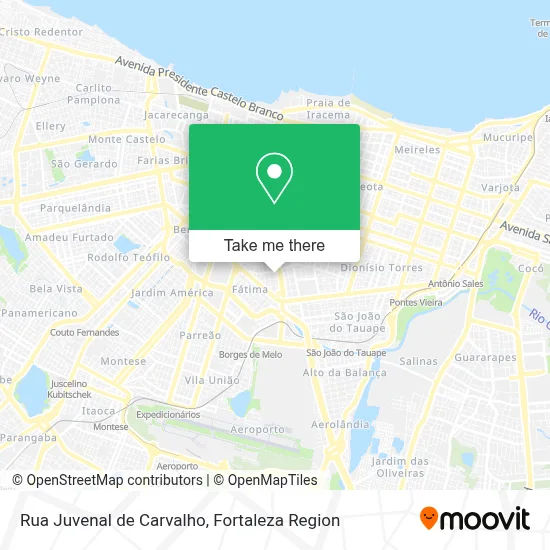 Rua Juvenal de Carvalho map