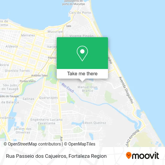 Rua Passeio dos Cajueiros map