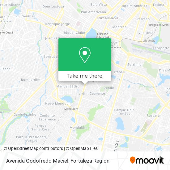Mapa Avenida Godofredo Maciel