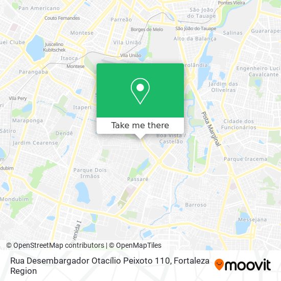 Rua Desembargador Otacílio Peixoto 110 map