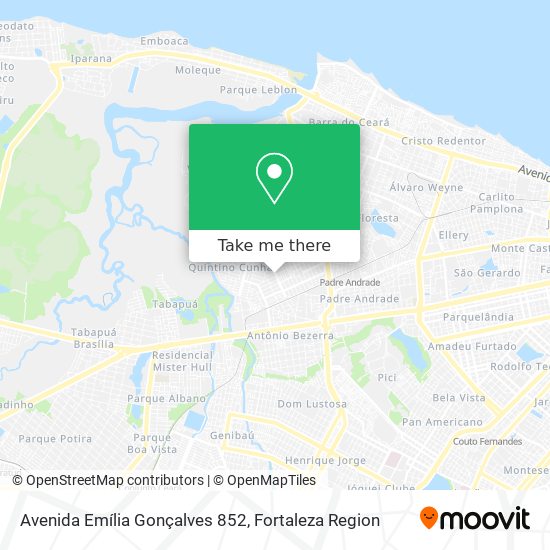Mapa Avenida Emília Gonçalves 852