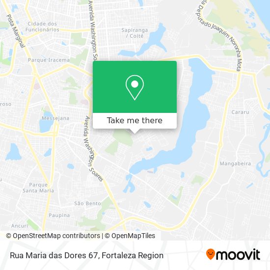 Mapa Rua Maria das Dores 67