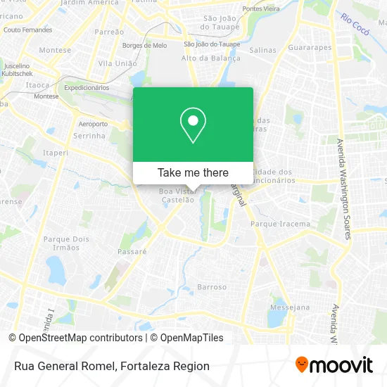 Rua General Romel map