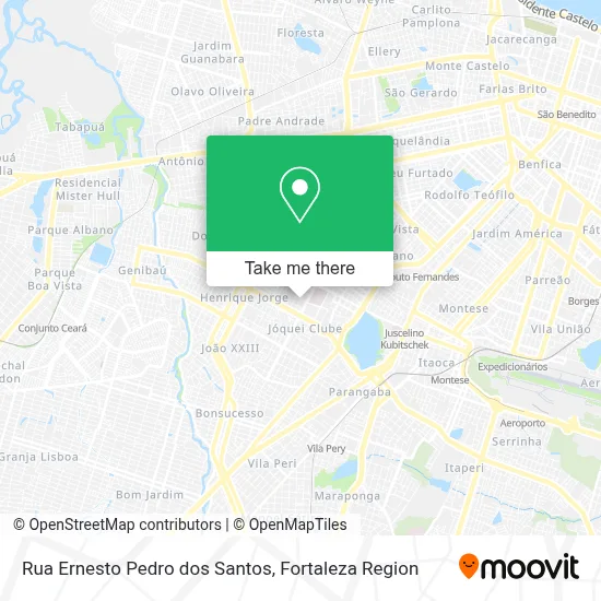 Rua Ernesto Pedro dos Santos map