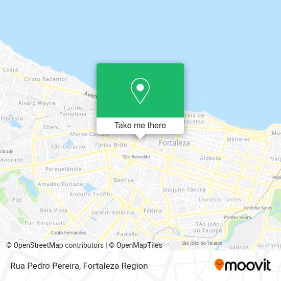Rua Pedro Pereira map