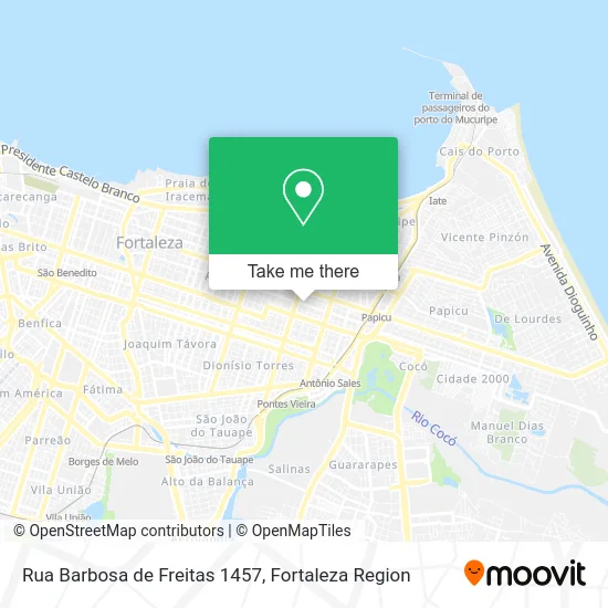 Rua Barbosa de Freitas 1457 map