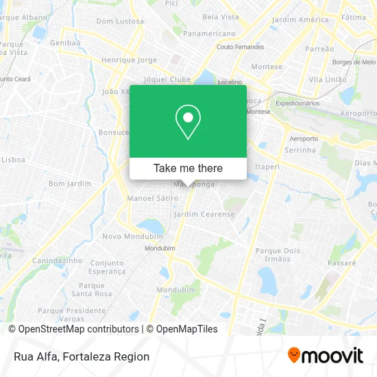 Rua Alfa map