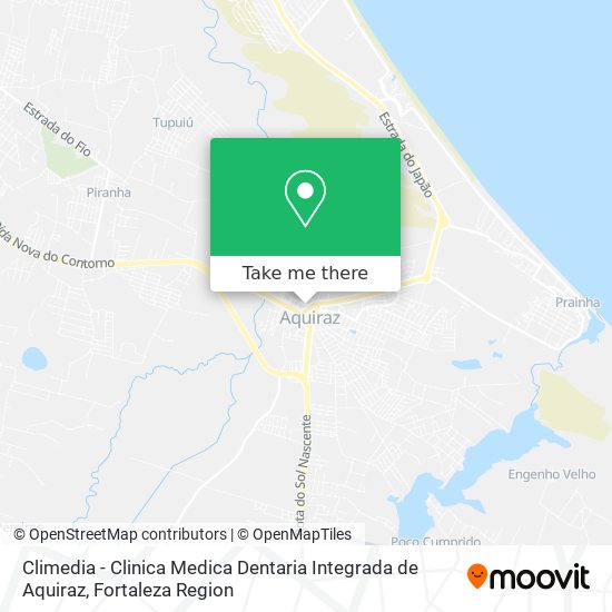 Mapa Climedia - Clinica Medica Dentaria Integrada de Aquiraz