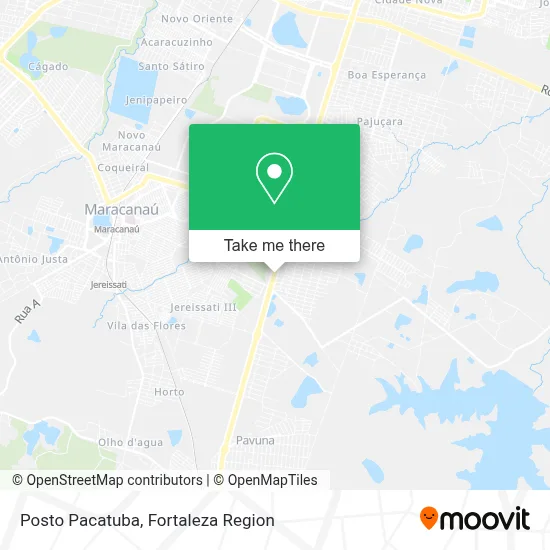 Posto Pacatuba map