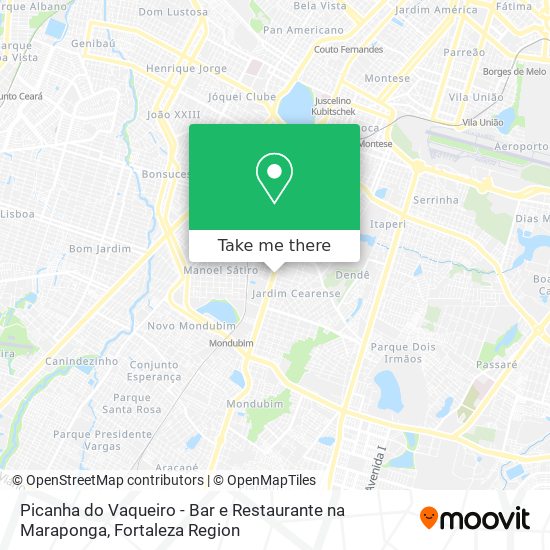 Picanha do Vaqueiro - Bar e Restaurante na Maraponga map