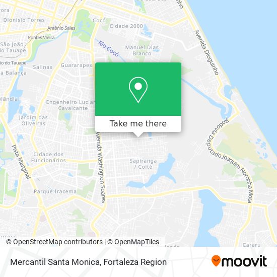 Mercantil Santa Monica map