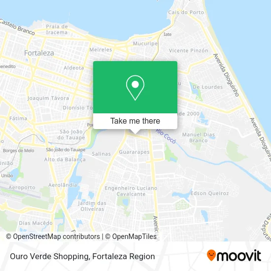 Ouro Verde Shopping map