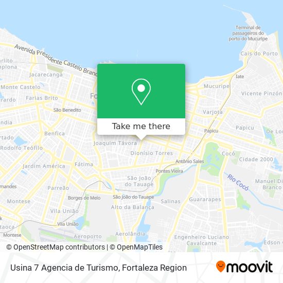 Usina 7 Agencia de Turismo map