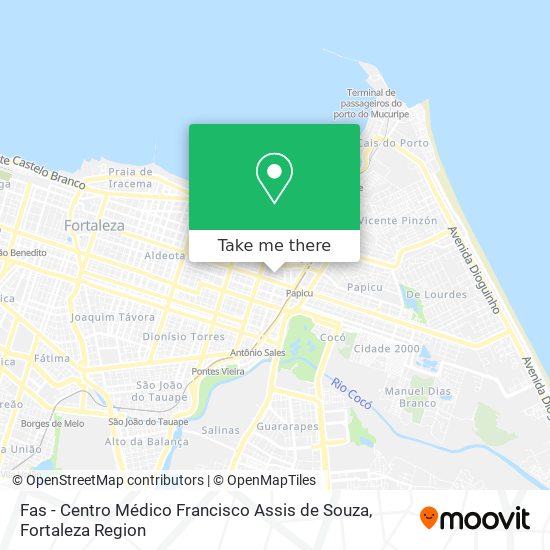 Fas - Centro Médico Francisco Assis de Souza map