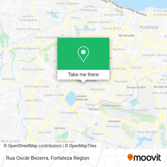 Rua Oscár Bezerra map