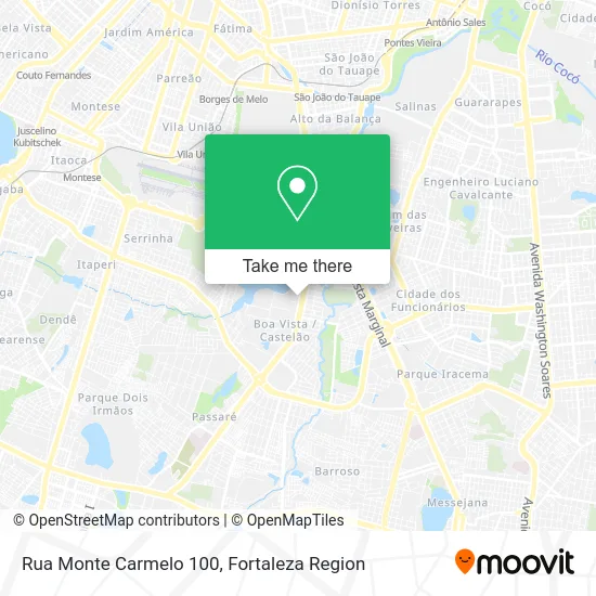 Rua Monte Carmelo 100 map