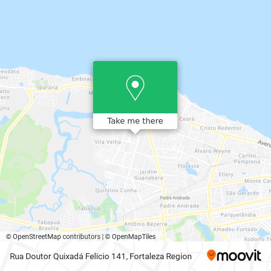 Mapa Rua Doutor Quixadá Felício 141