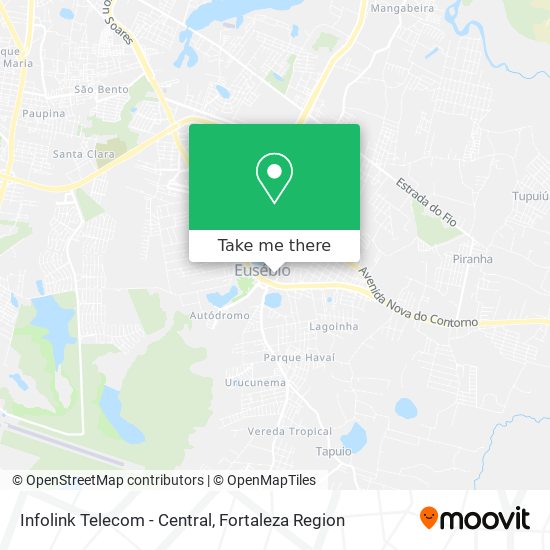 Mapa Infolink Telecom - Central